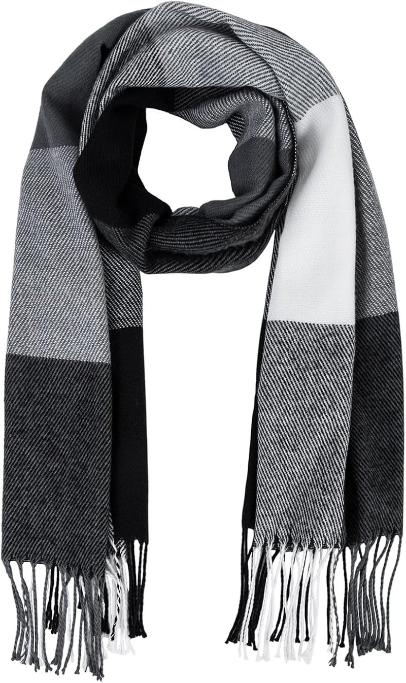 YSense Winter Scarf for Women, Fashion Long Plaid Scarves Warm Big Tartan Blanket Wrap Shawl Ladies Gifts - Image 1